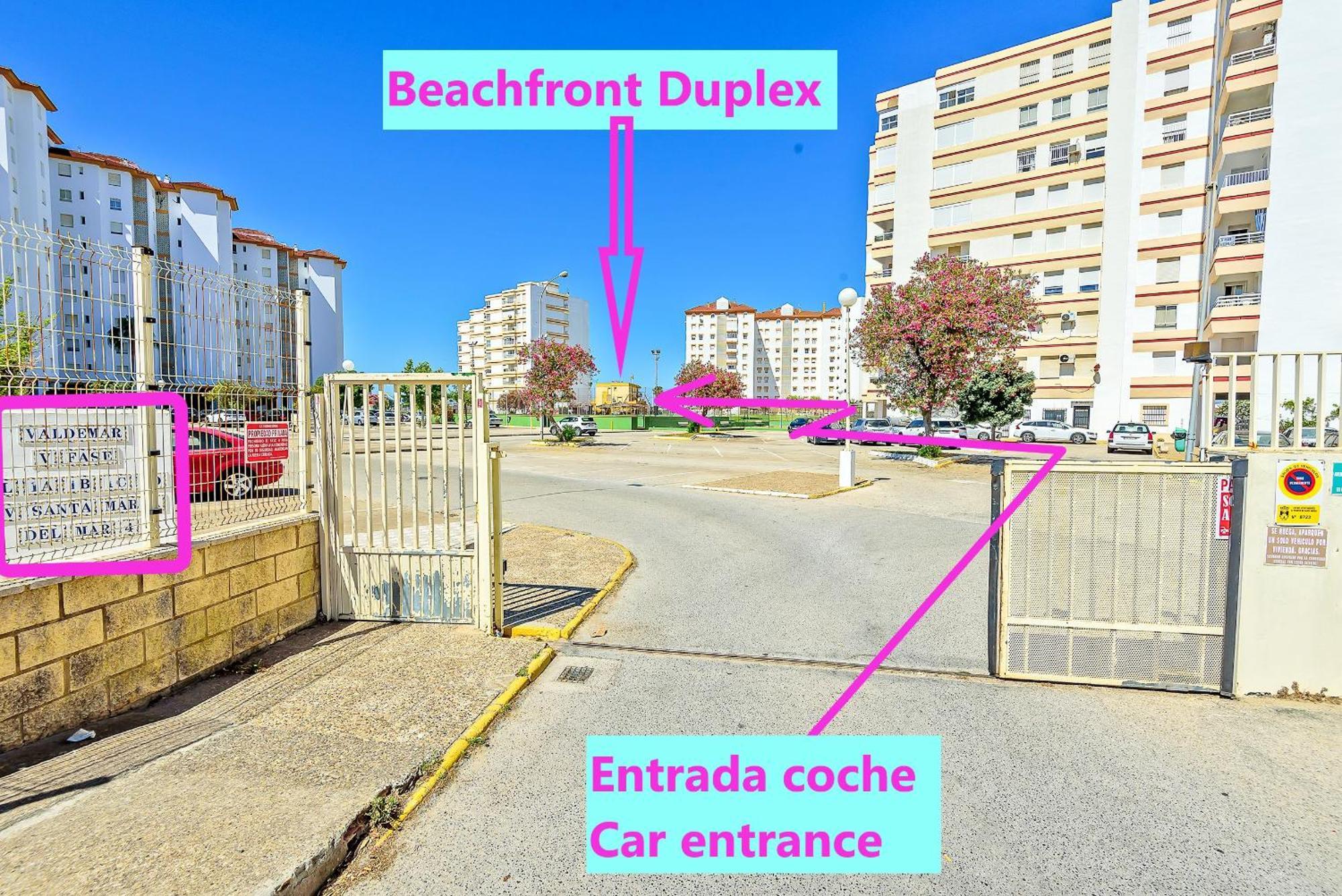 Apartment Beachfront Duplex 1ª Linea & Terraces Oceanfront El Puerto de Santa Maria